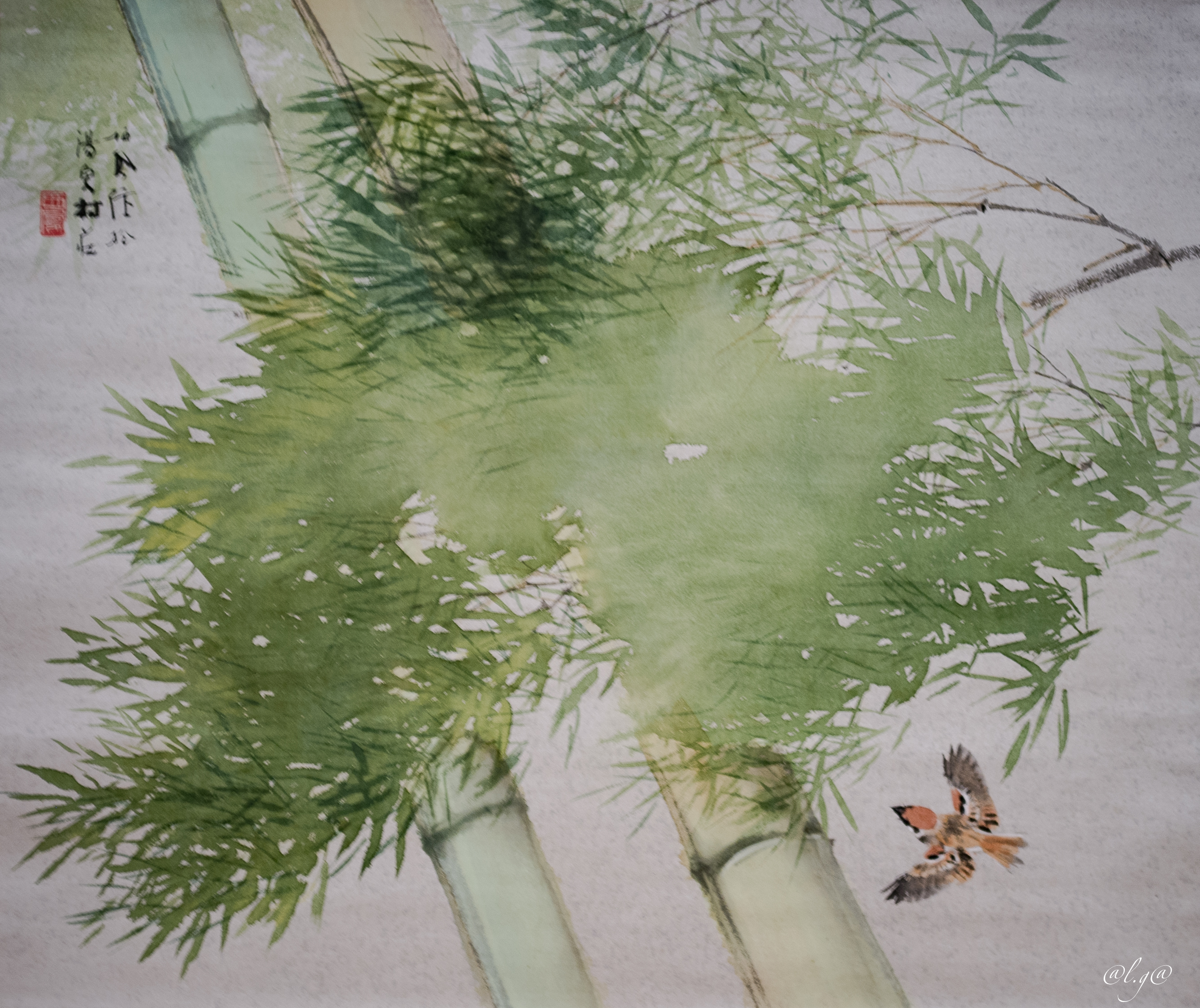 Le MOA : Bambous et moineau - Takeushi Seiho (1934)