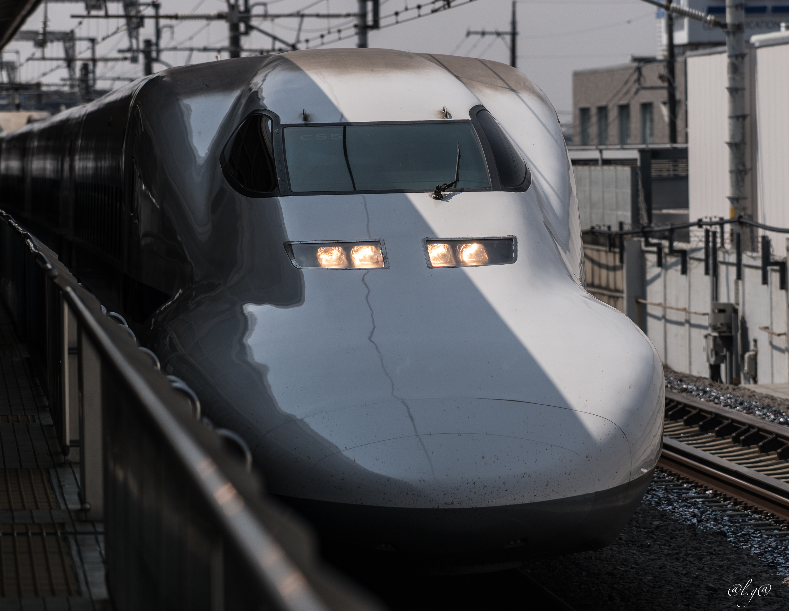 Le Shinkansen à Mishima