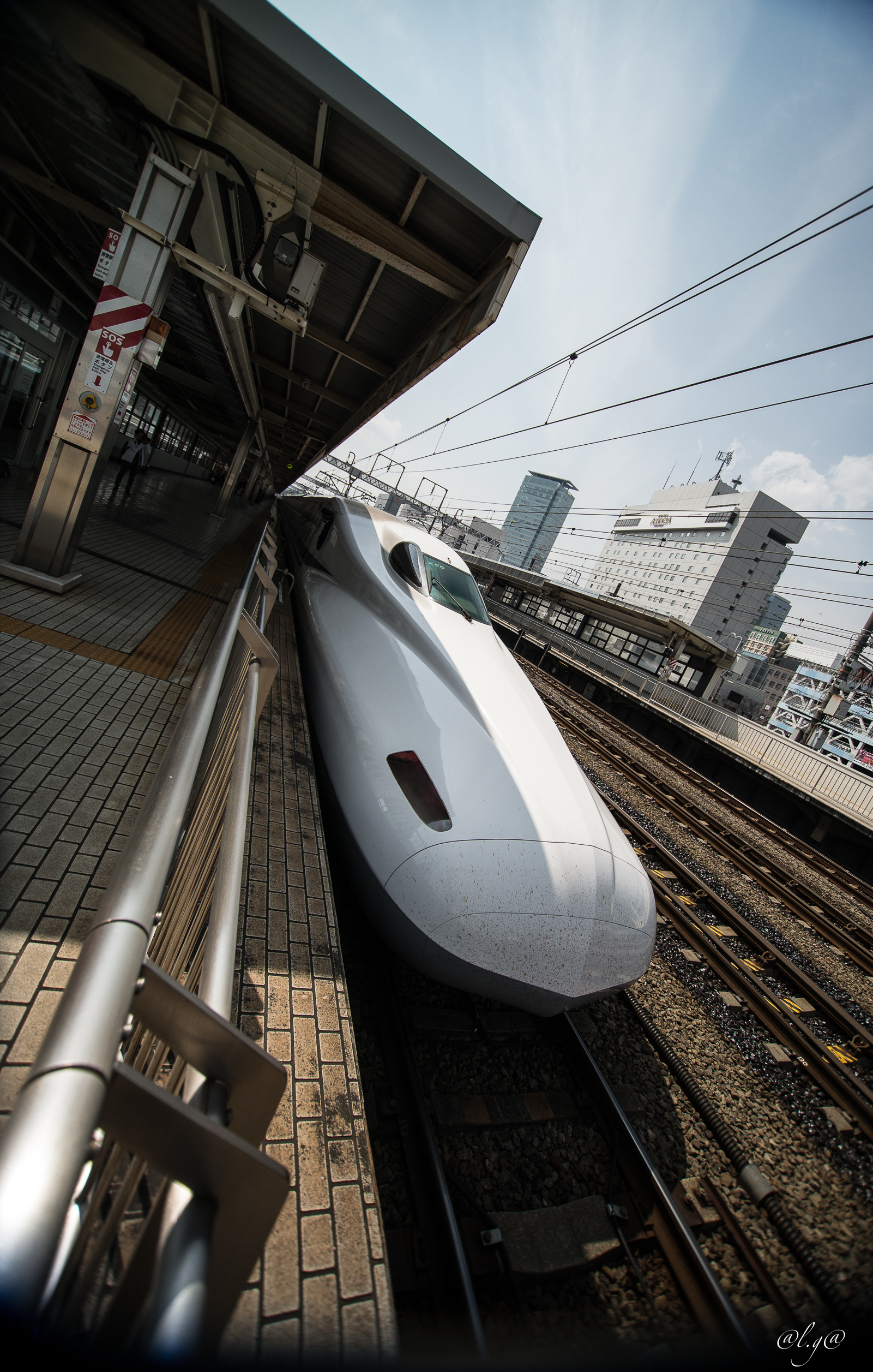 Le Shinkansen à Mishima