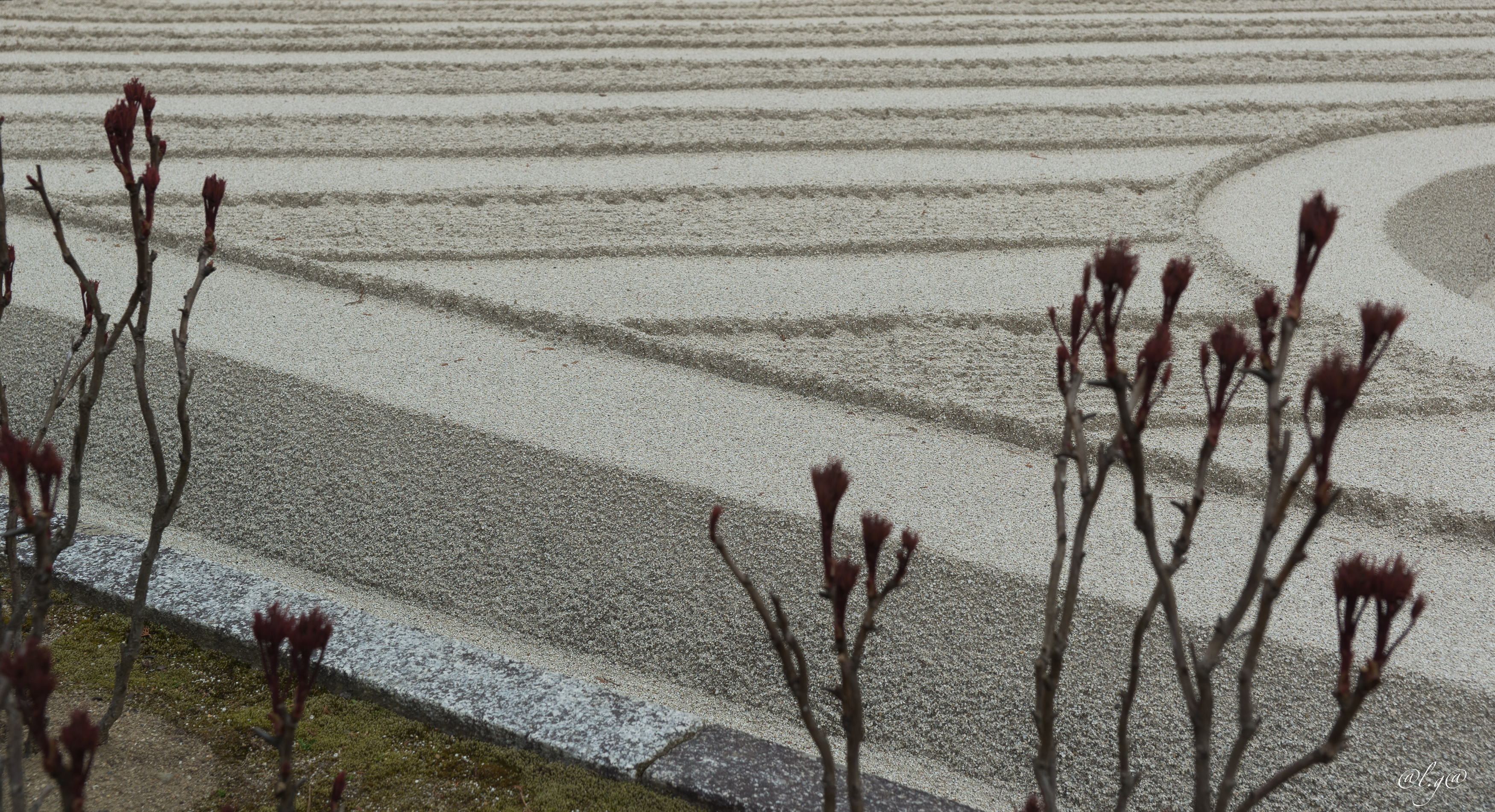 Le jardin de sable du  Ginkaku-ji : Le Ginshadan