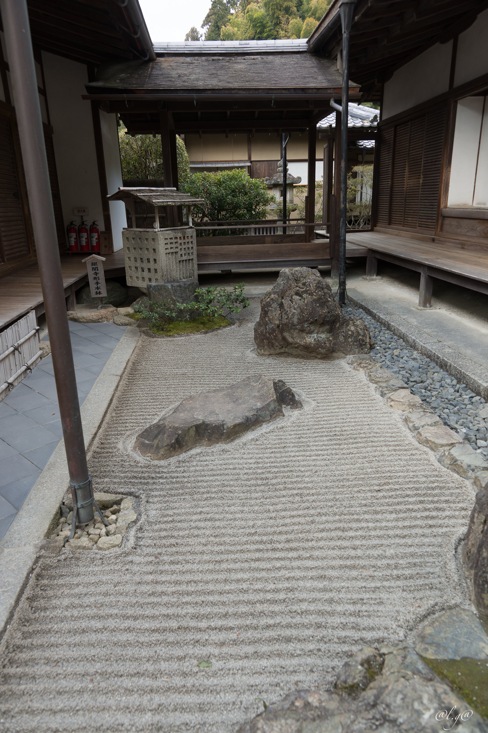 Kyoto - Le jardin de sable du  Ginkaku-ji