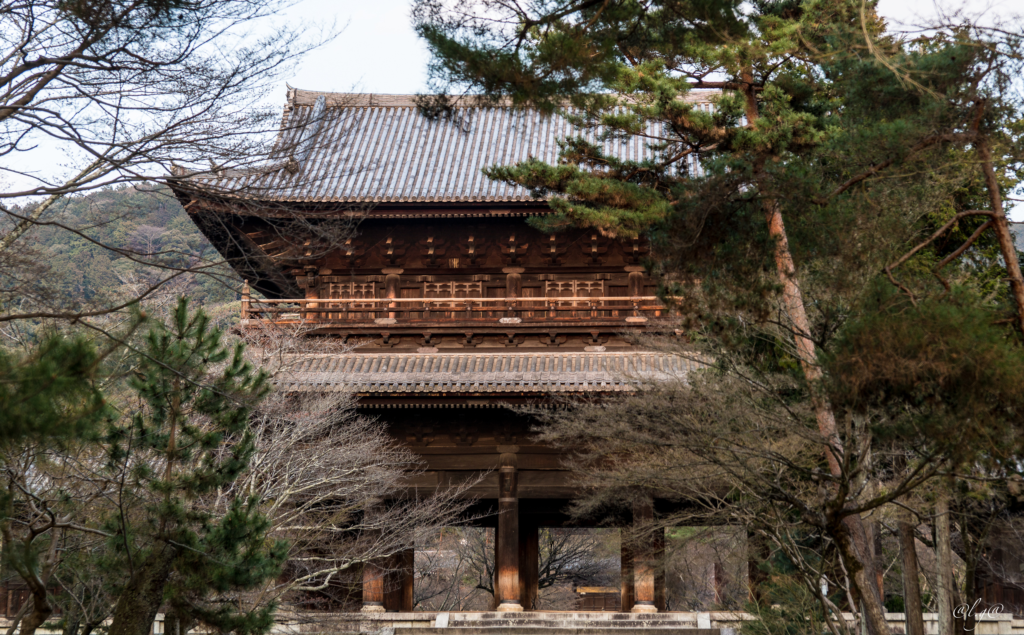 Kyoto : Le temple Nanzen-ji et la porte San-mon