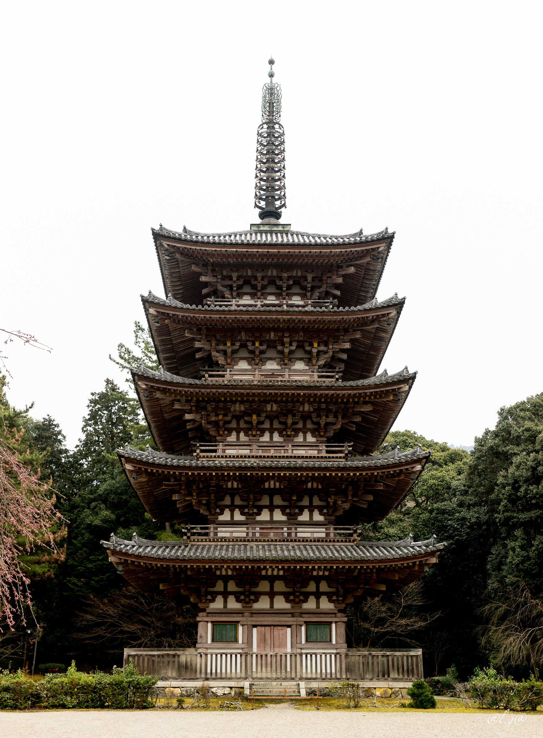 Le Daigo-ji : Pagode à cinq étages