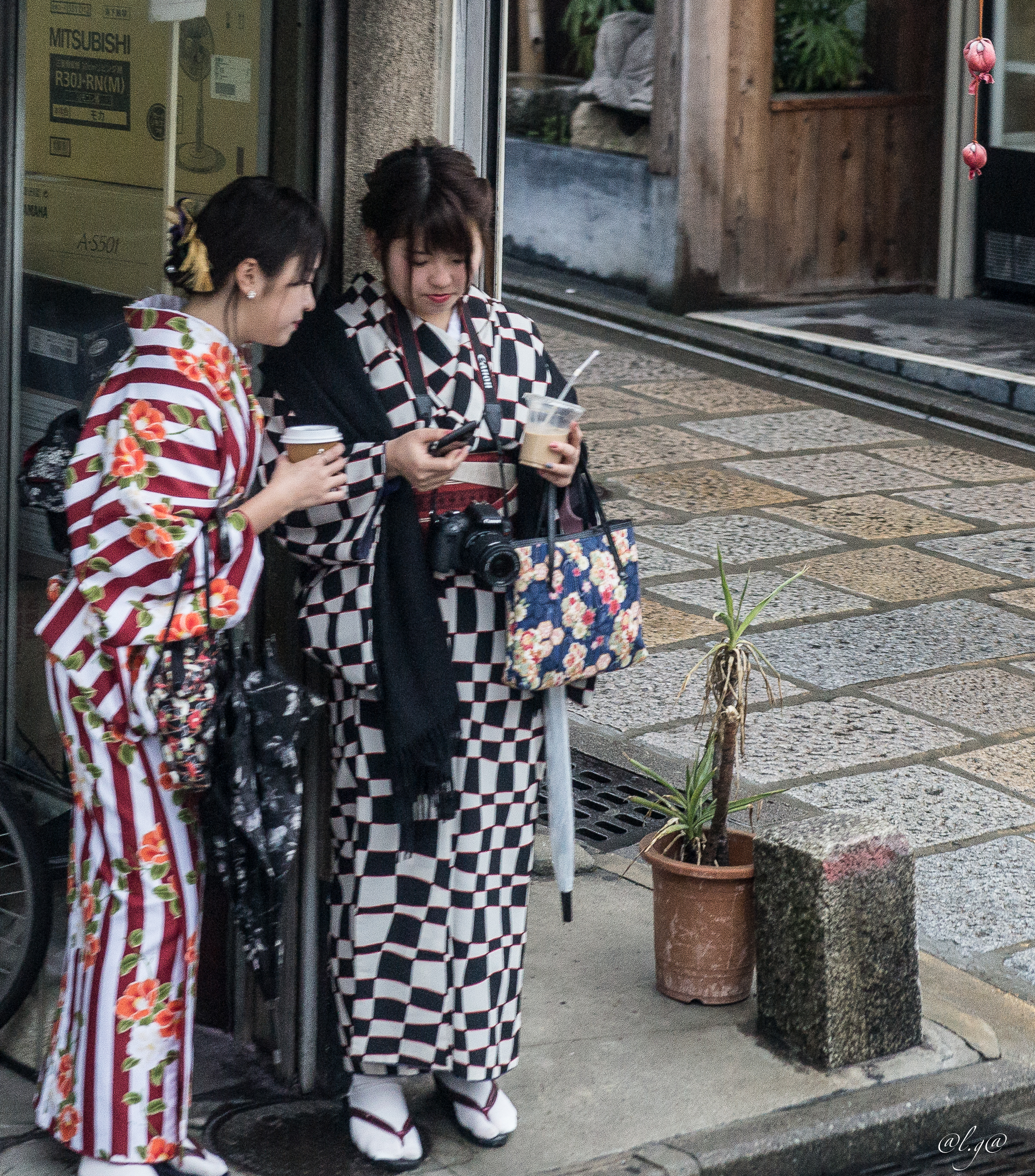 Dans les rues de Kyoto