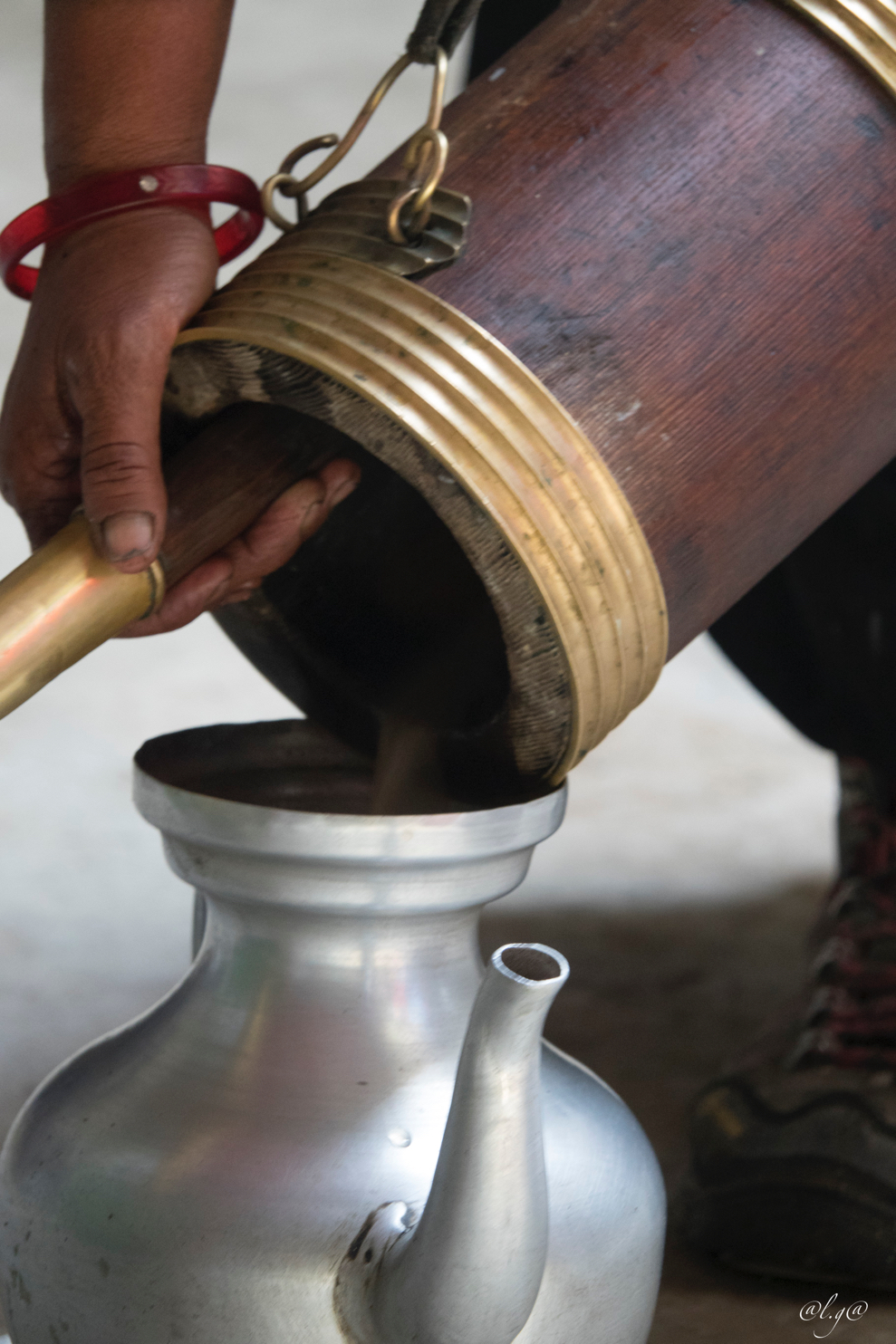 Phuwa : Le thé avant dégustation
