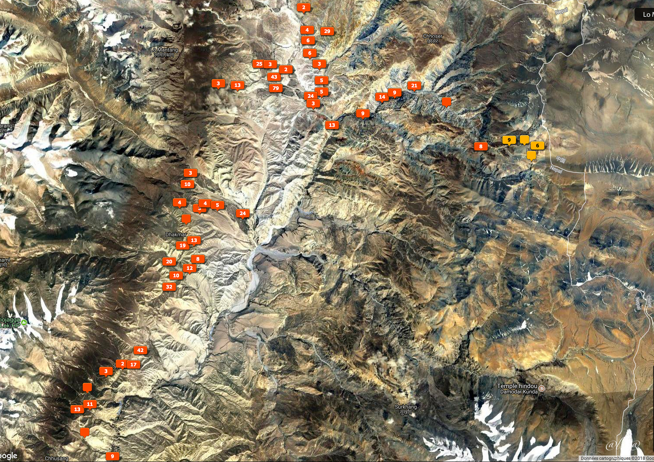 Salde Camp (3920m) - Madhi Camp (4420m) - Cave Camp (4950m)