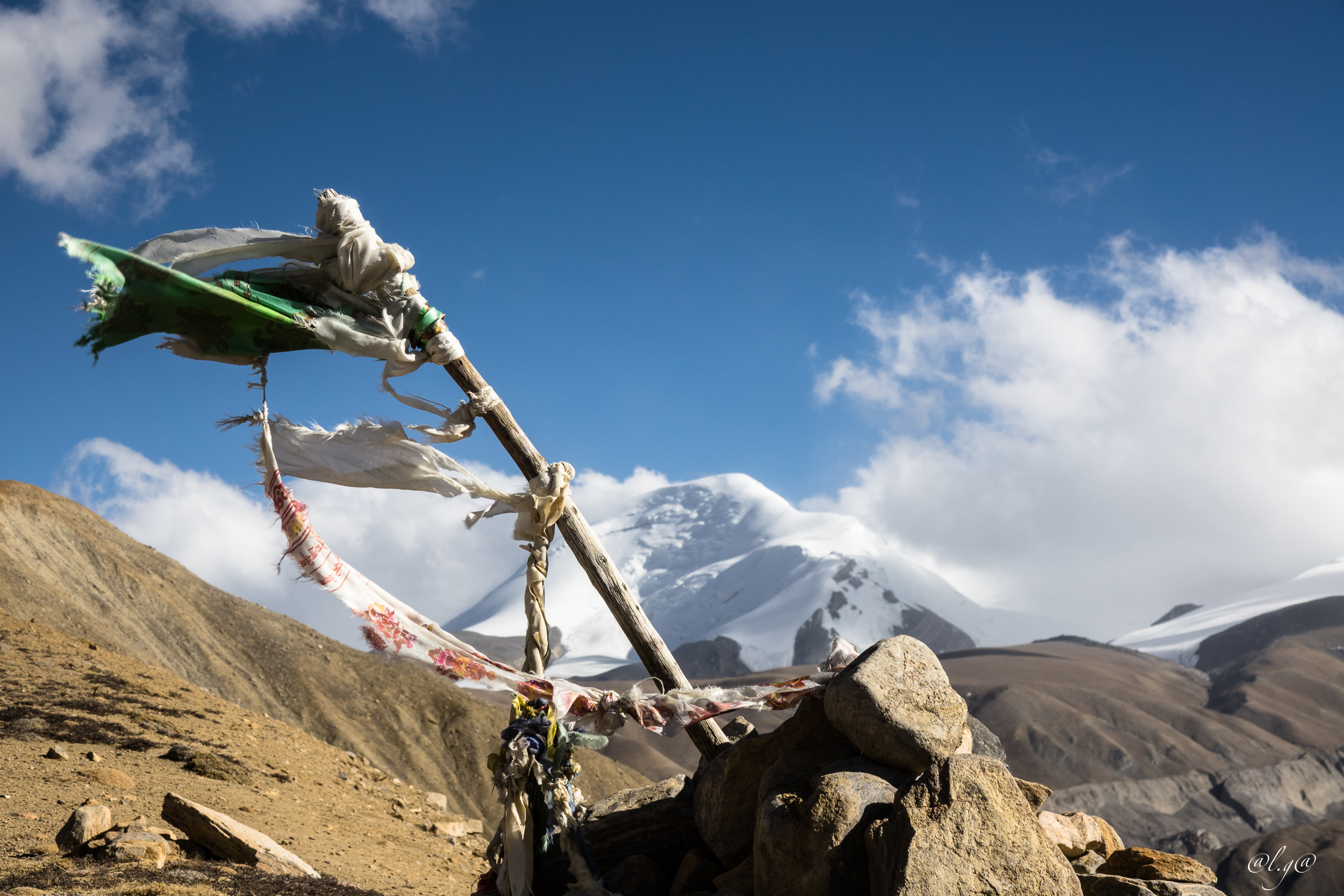 Vue sur le Lugula Himal (6899m)